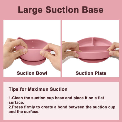 Montessori Silicone Feeding Set