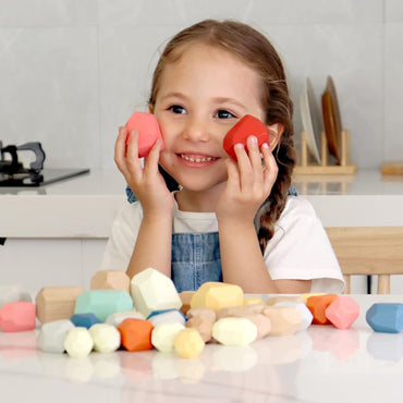Montessori Wooden Balancing Stones