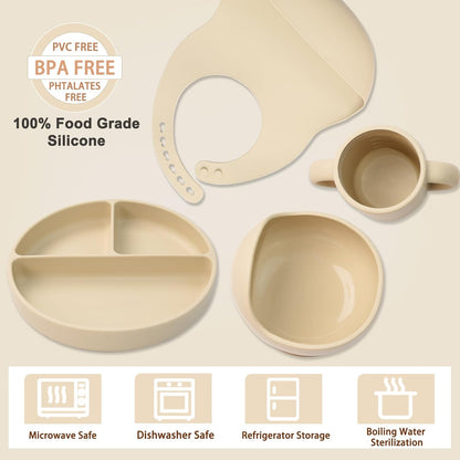 Montessori Silicone Feeding Set