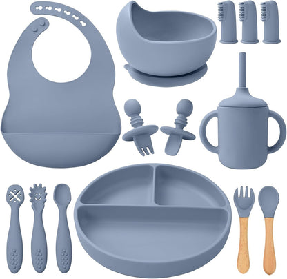 Montessori Silicone Feeding Set