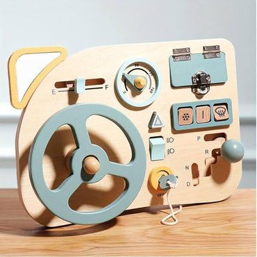 Montessori Wooden Driving Busy Board