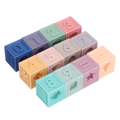 Montessori Stack & Squeeze Blocks