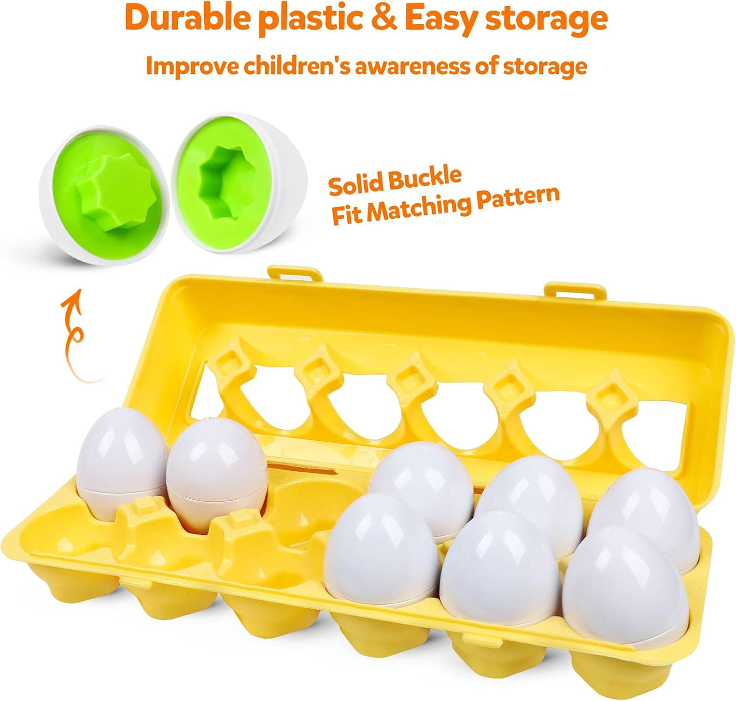 Montessori Shape Matching Eggs