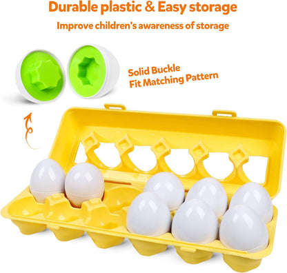 Montessori Shape Matching Eggs