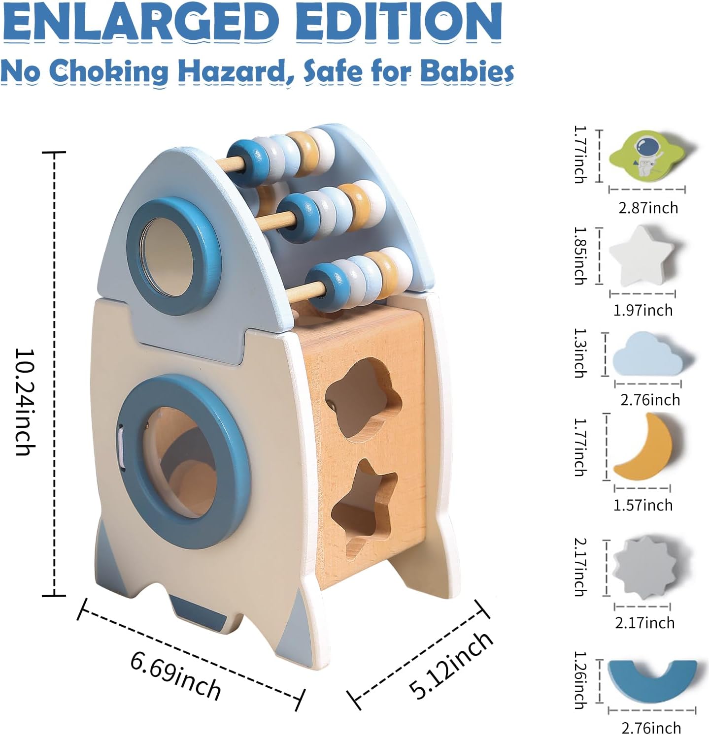 Montessori Rocket Activity Toy
