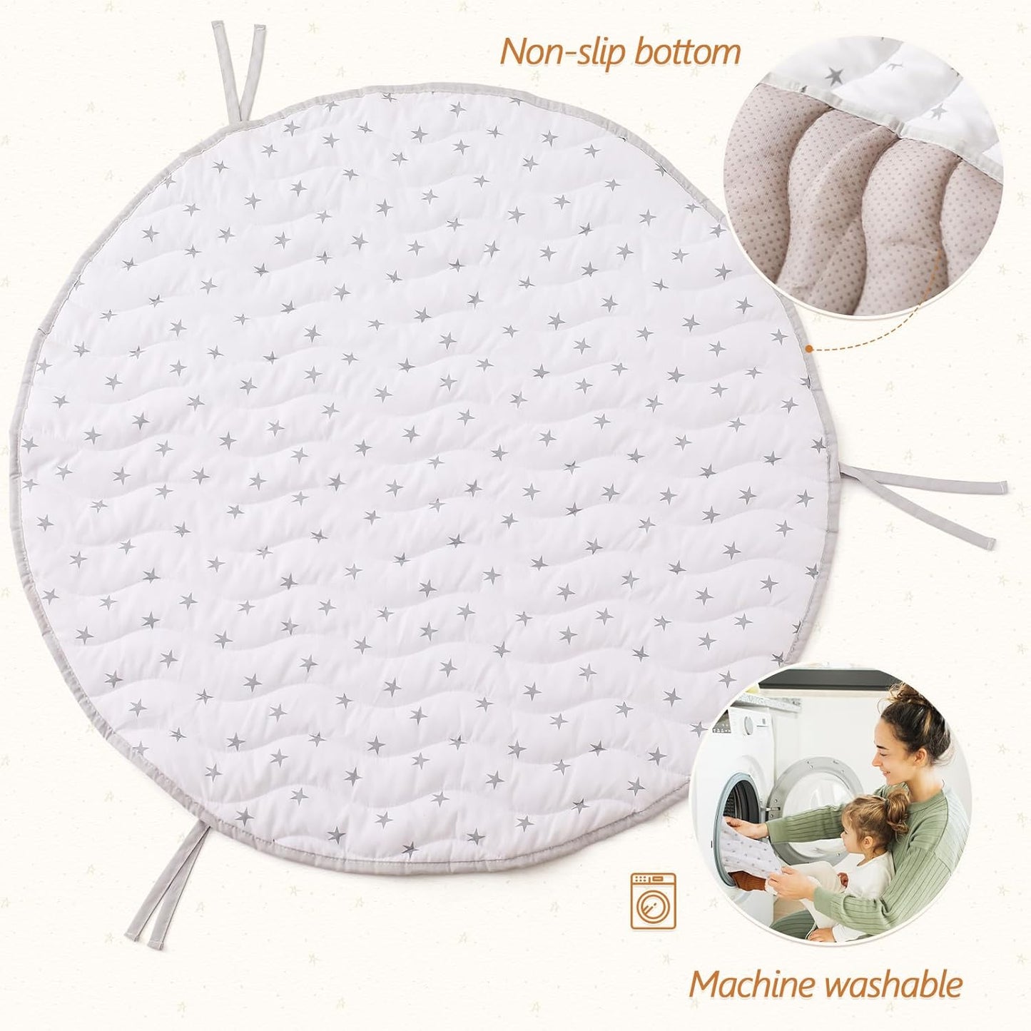 Montessori Wooden Activity Gym & Mat