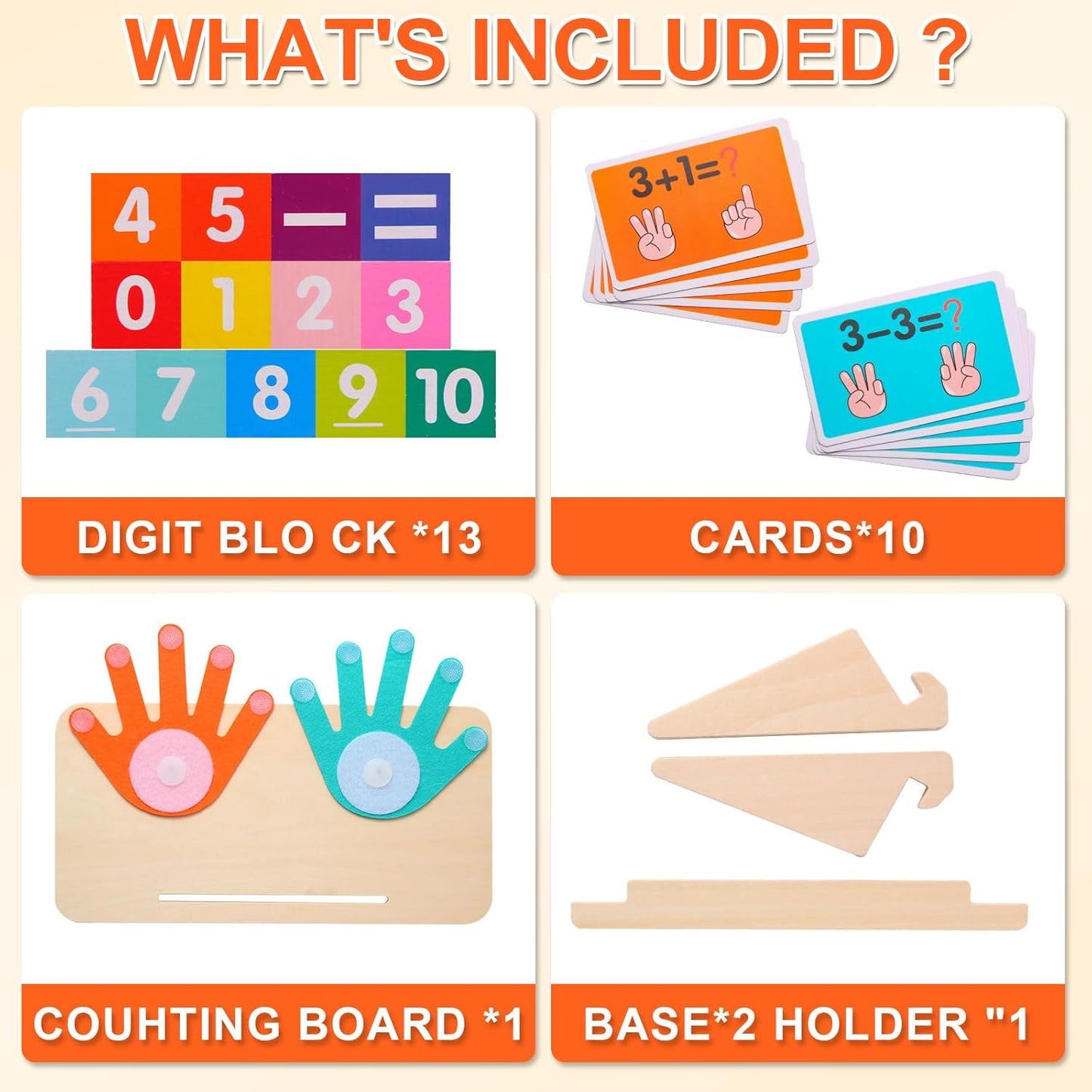 Montessori High Five Math Set