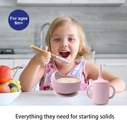 Montessori Silicone Feeding Set