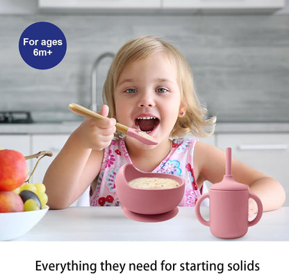 Montessori Silicone Feeding Set