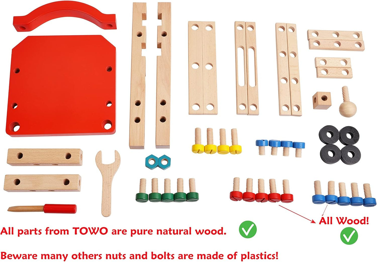Montessori Wooden Build & Play Chair