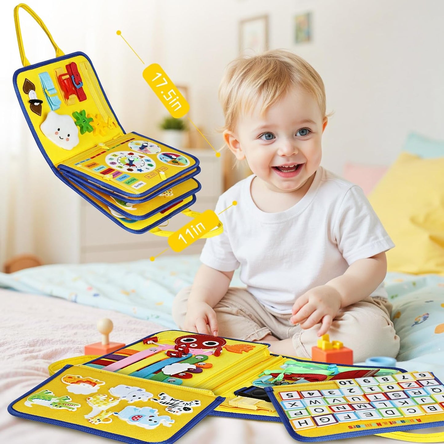 Montessori Sensory Travel Activity Board