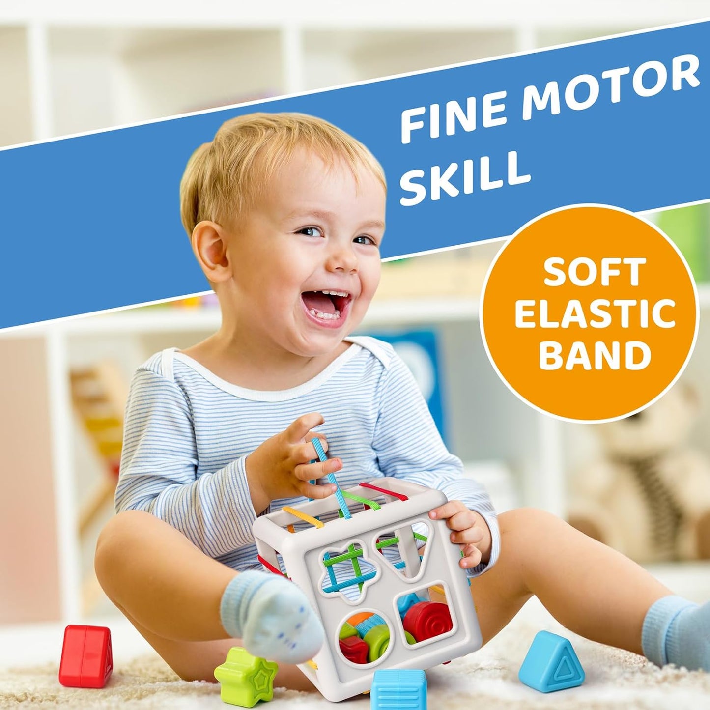 Montessori Fine Motor Shape Blocks