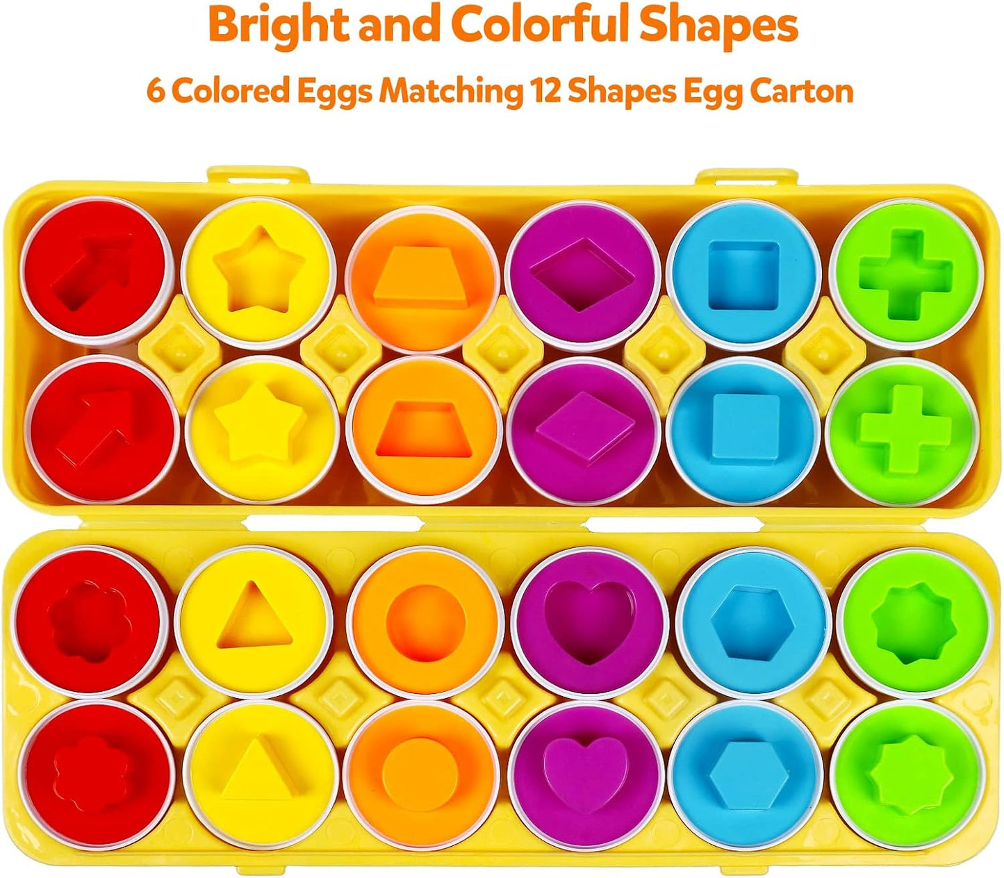 Montessori Shape Matching Eggs