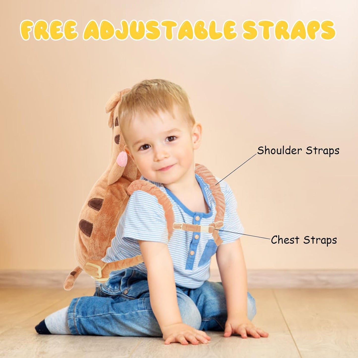 Montessori Baby Head Protection Backpack