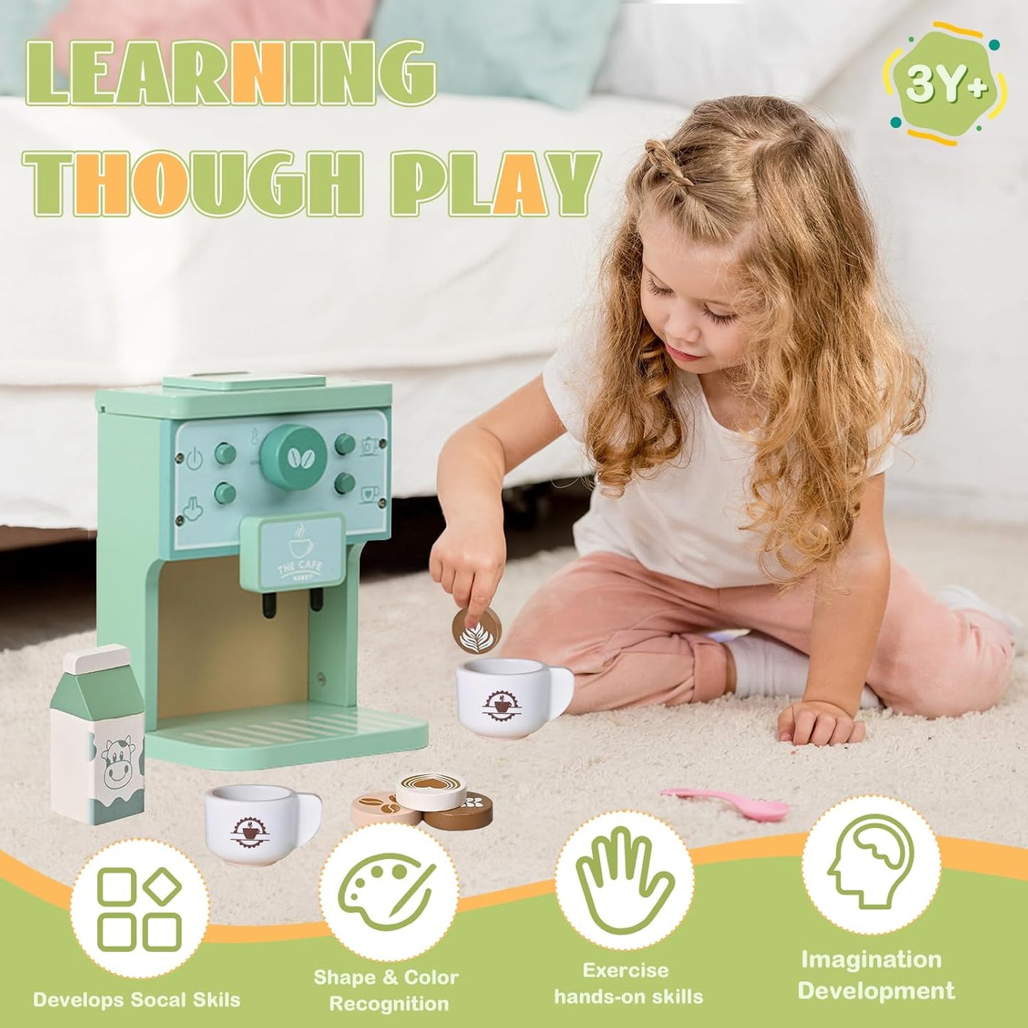 Montessori Wooden Coffee Maker