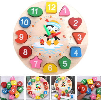 Montessori Wooden Teaching Clock