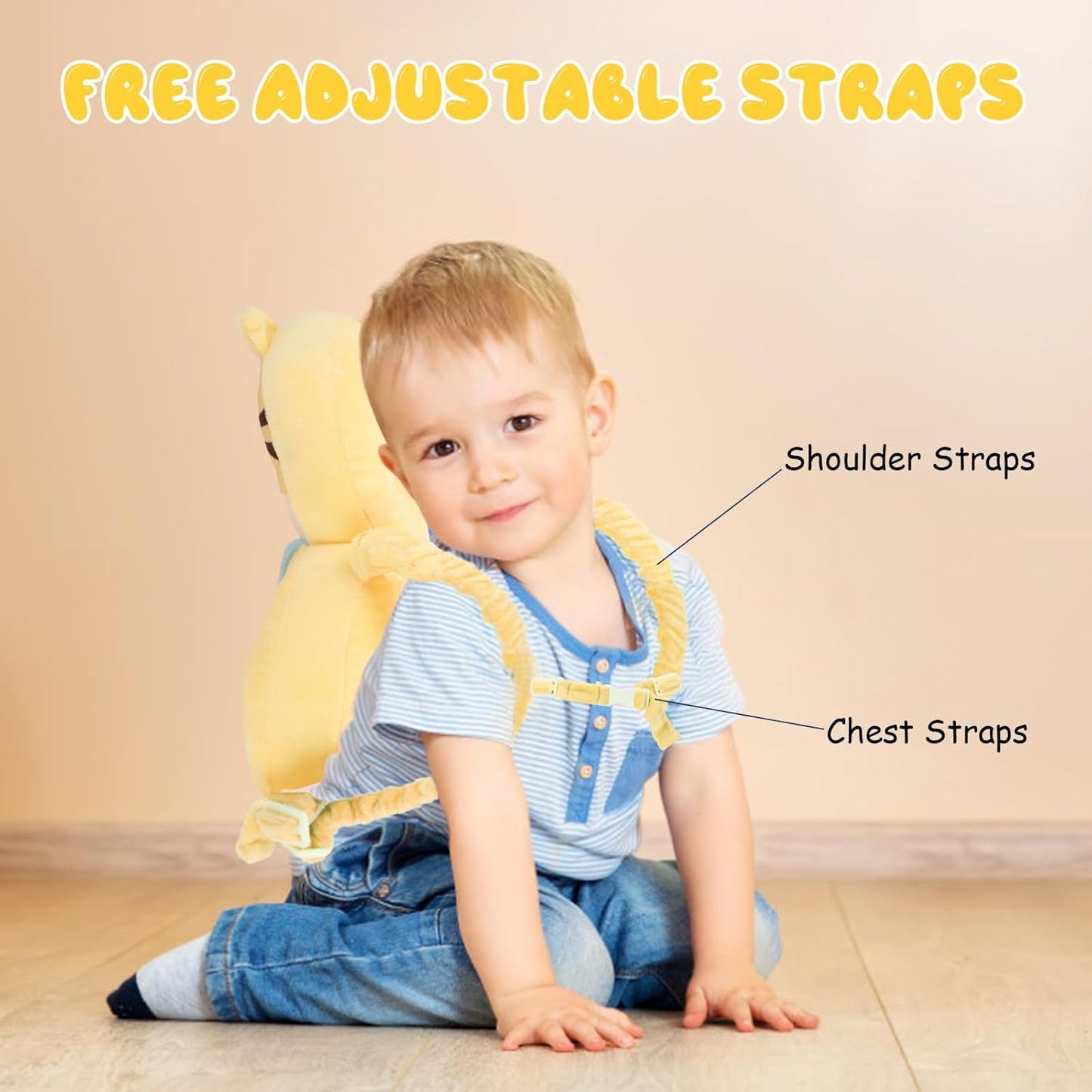Montessori Baby Head Protection Backpack