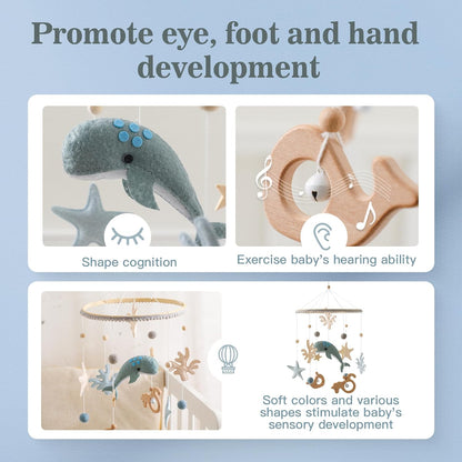 Montessori Wooden Ocean Mobile