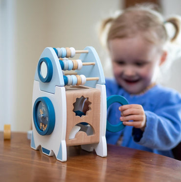 Montessori Rocket Activity Toy