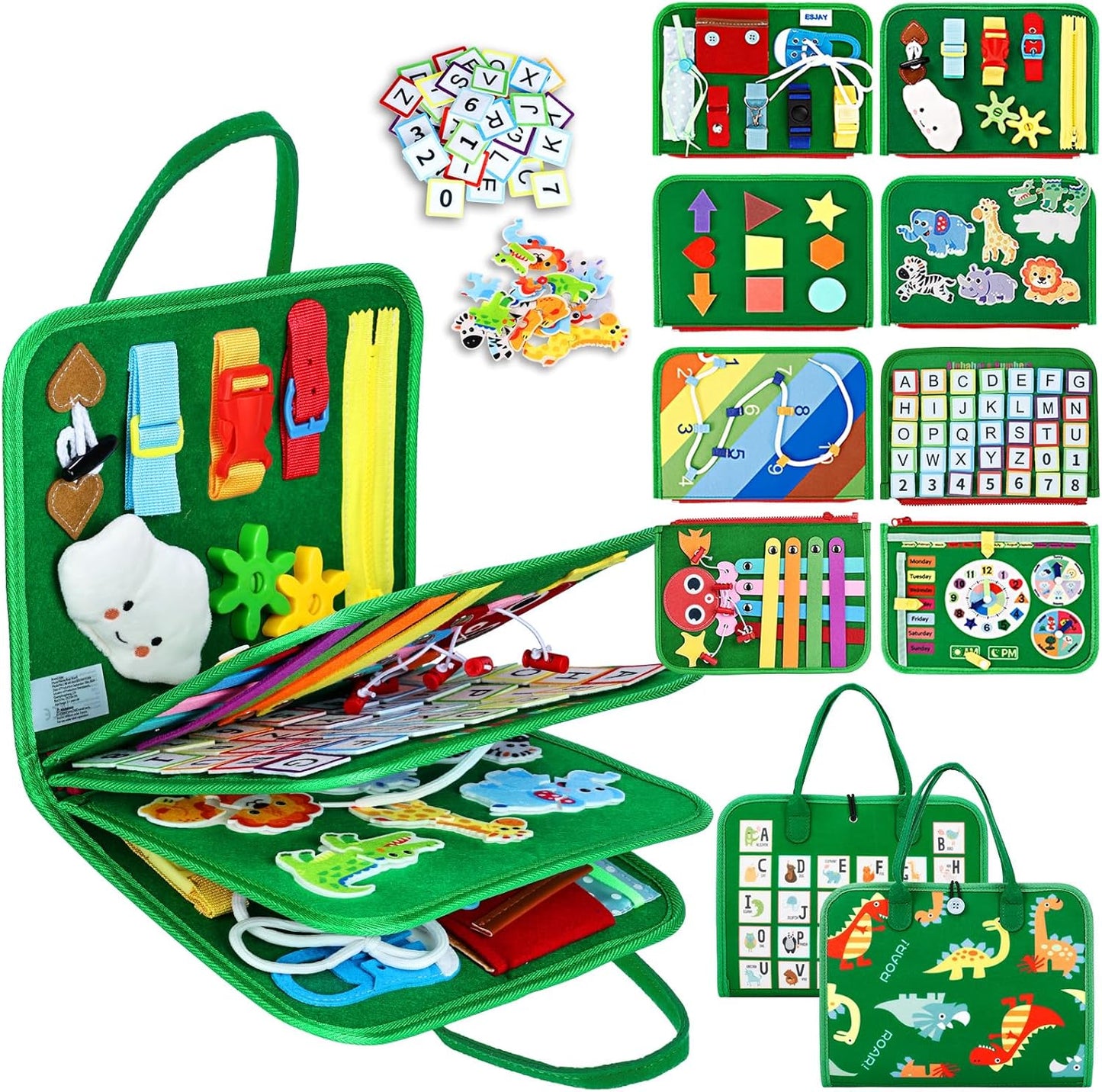 Montessori Sensory Travel Activity Board