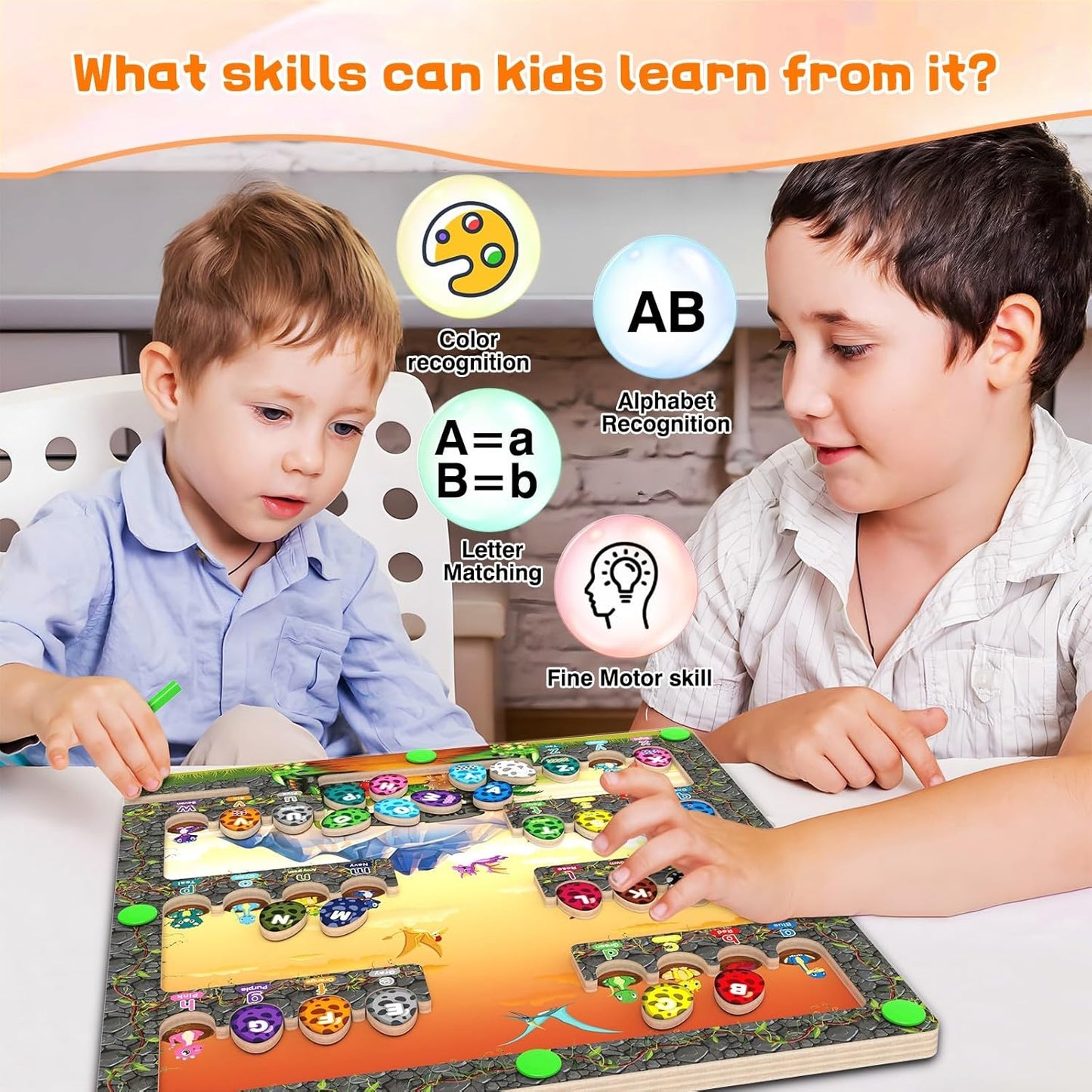 Montessori Magnetic Alphabet Maze
