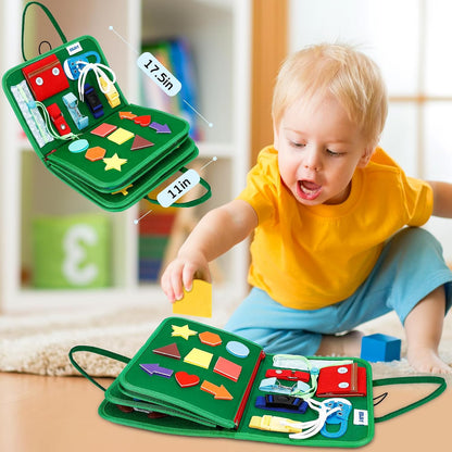 Montessori Sensory Travel Activity Board