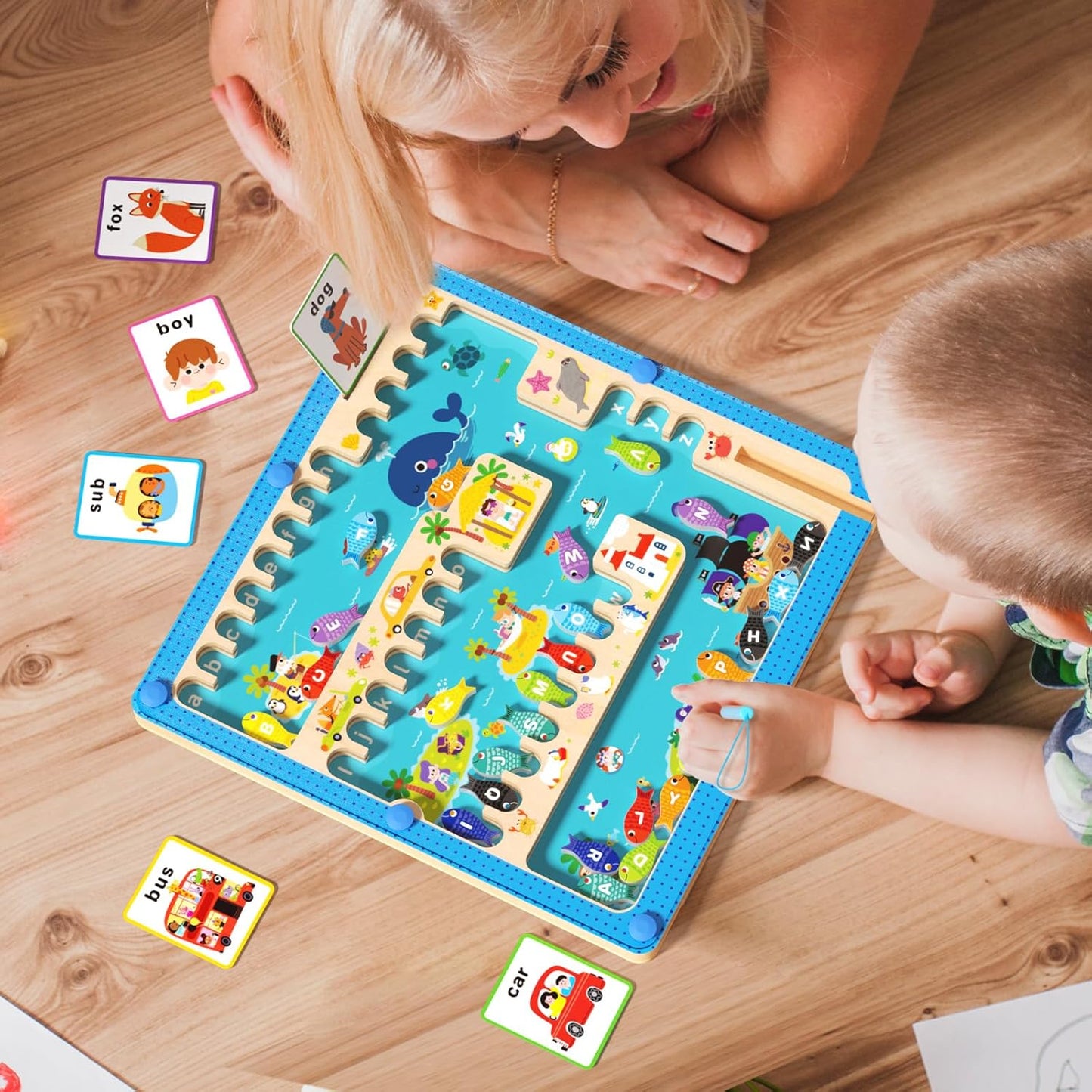 Montessori Magnetic Alphabet Maze
