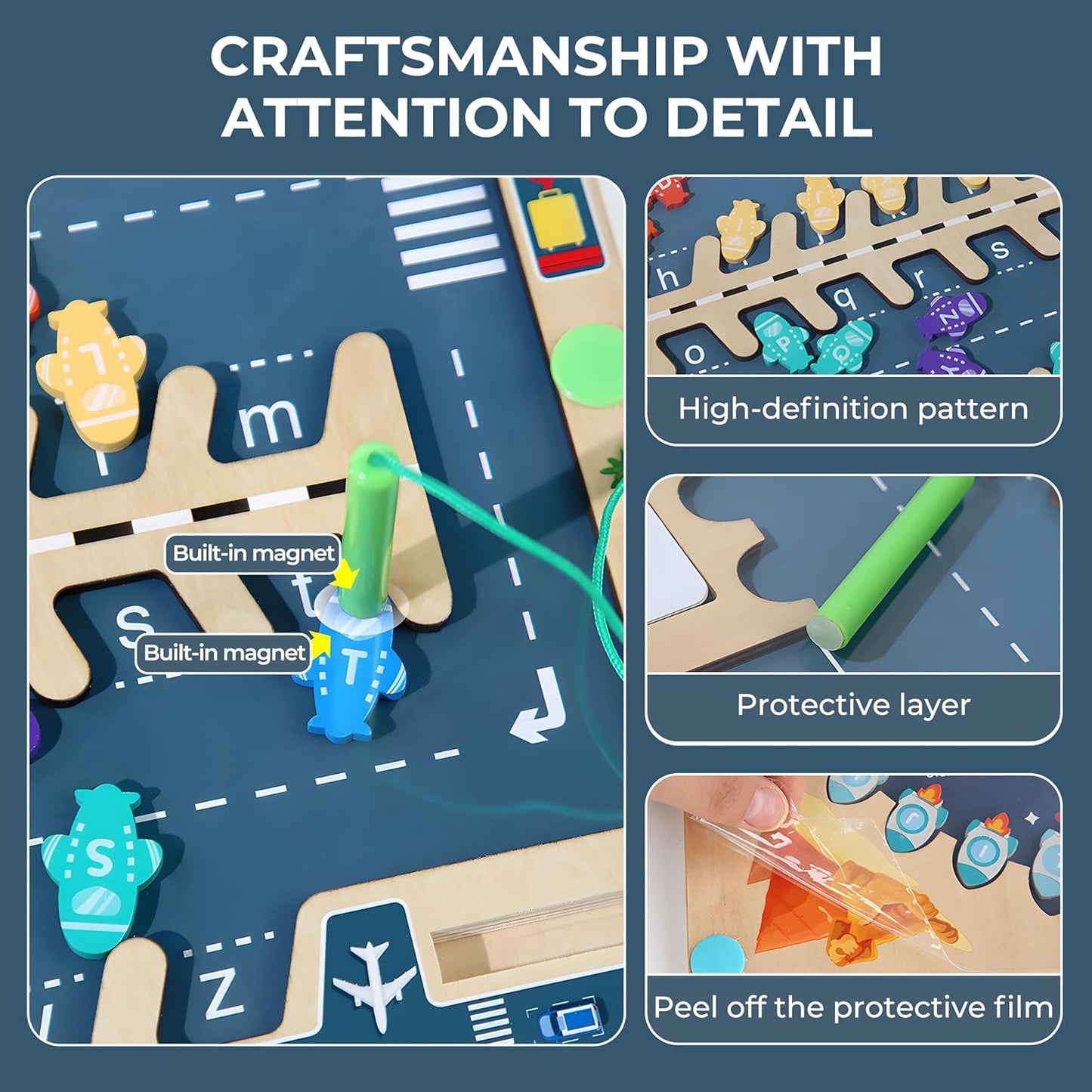 Montessori Magnetic Alphabet Maze