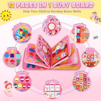 Montessori Sensory Travel Activity Board