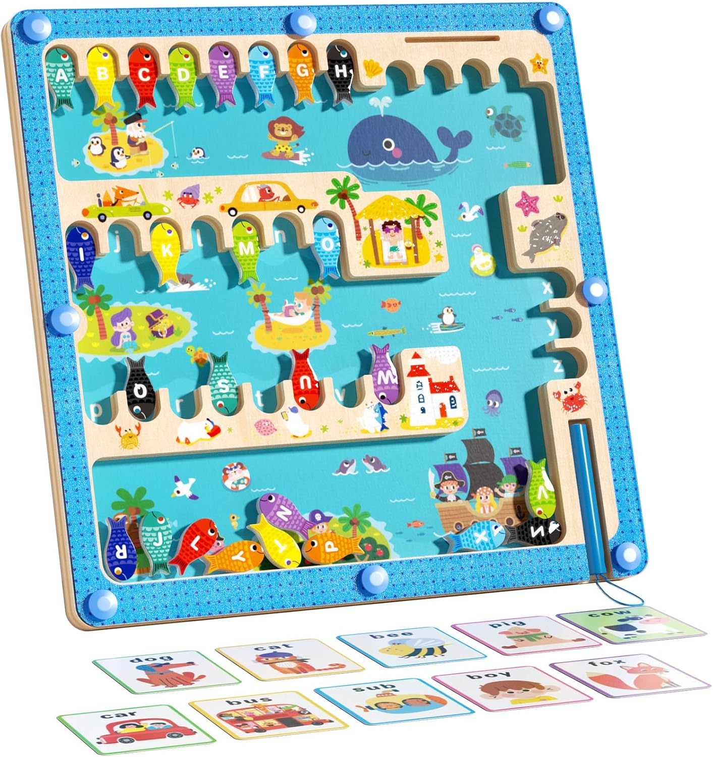 Montessori Magnetic Alphabet Maze