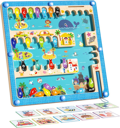 Montessori Magnetic Alphabet Maze