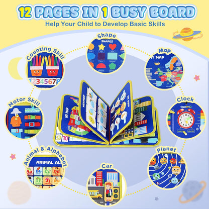 Montessori Sensory Travel Activity Board
