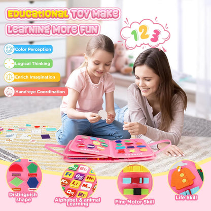 Montessori Sensory Travel Activity Board