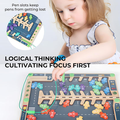 Montessori Magnetic Alphabet Maze