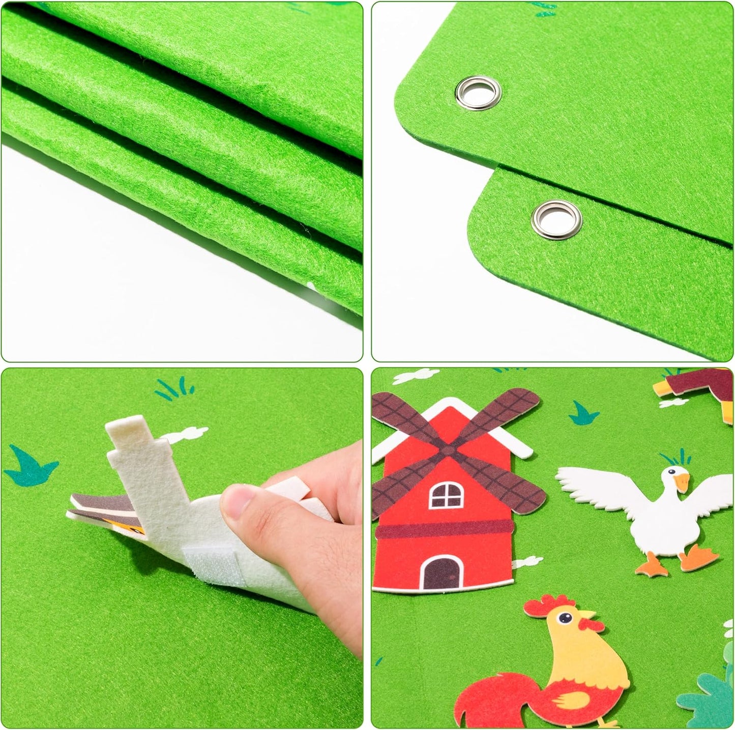 Montessori 3.5ft Felt Farm Story Board