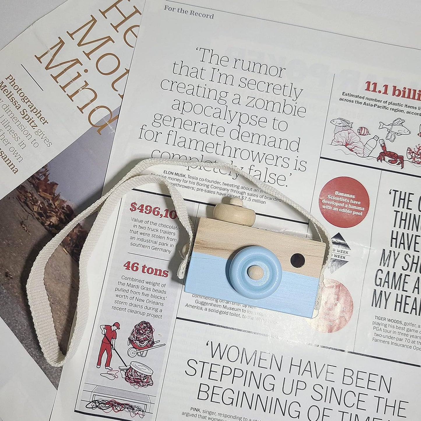 Montessori Wooden Pretend Camera
