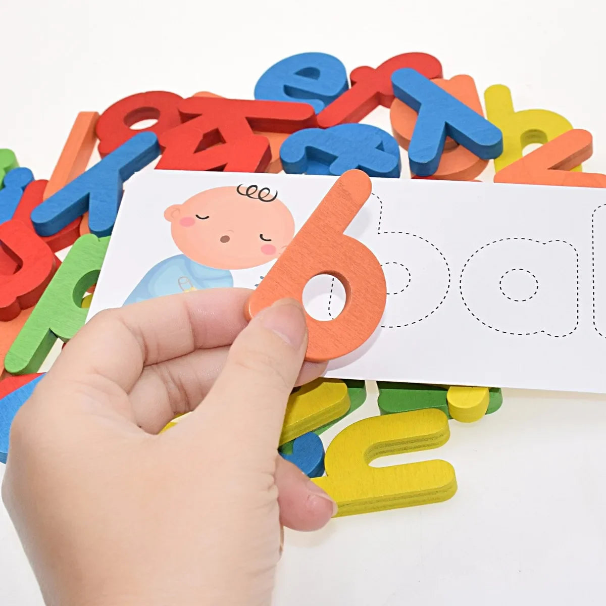 Montessori Wooden Learn-to-Spell Game
