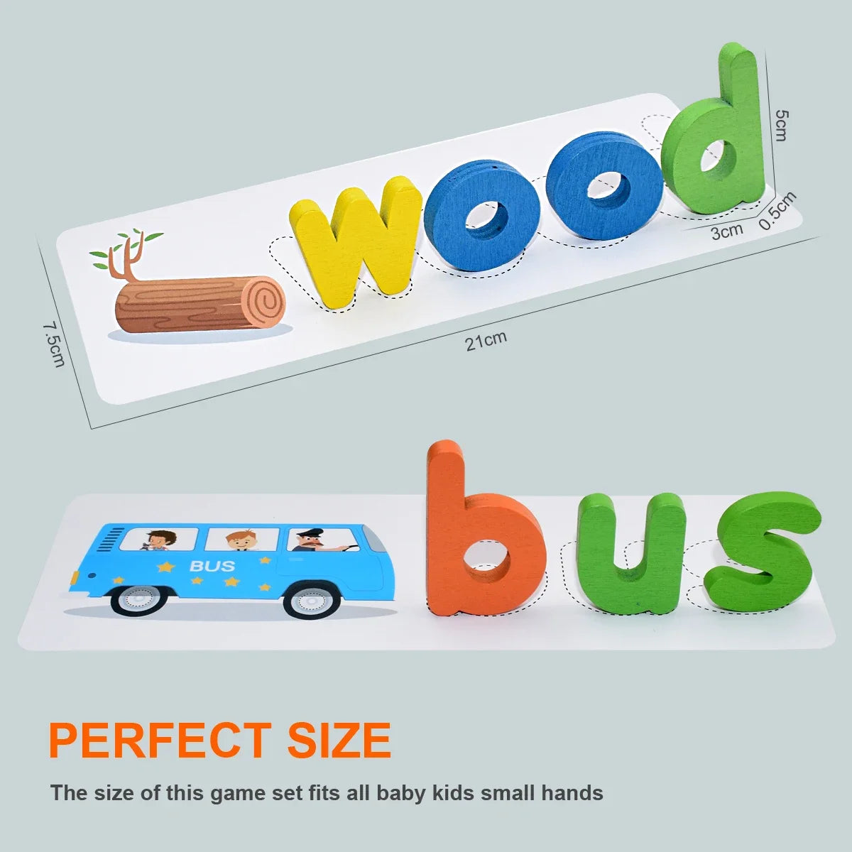 Montessori Wooden Learn-to-Spell Game