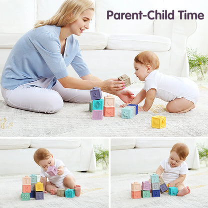 Montessori Squeaky Block Set