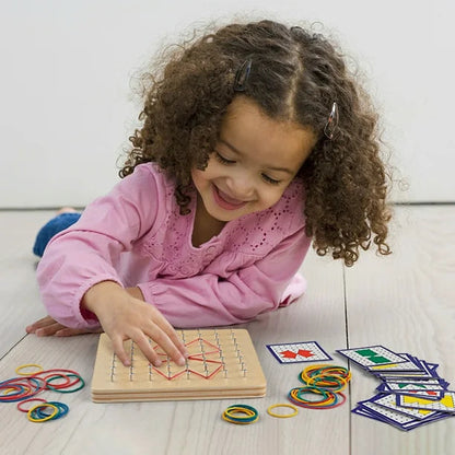 Montessori Wooden Geoboard