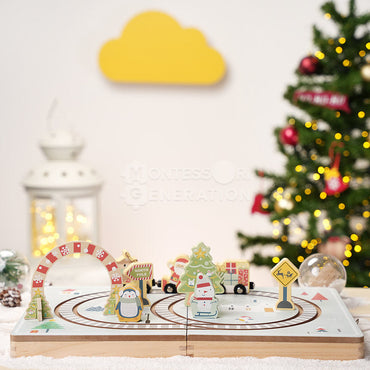 Montessori Christmas Railway