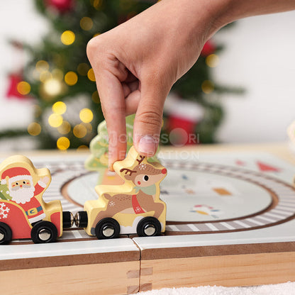 Montessori Christmas Railway