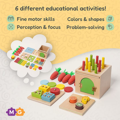 Montessori 6-in-1 Sorting Tool