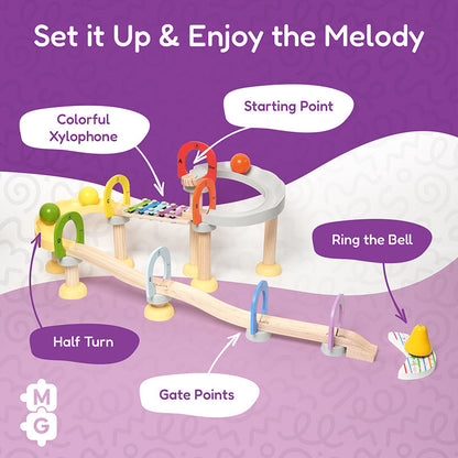 Montessori Musical Marble Run