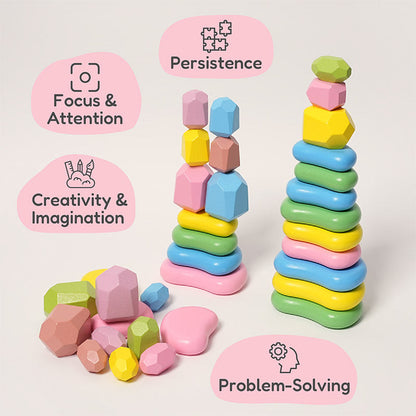 Montessori Stacking Stones