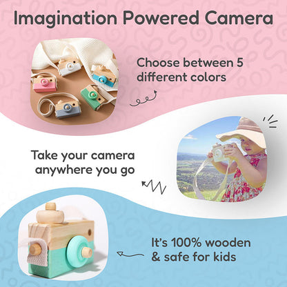 Montessori Wooden Camera