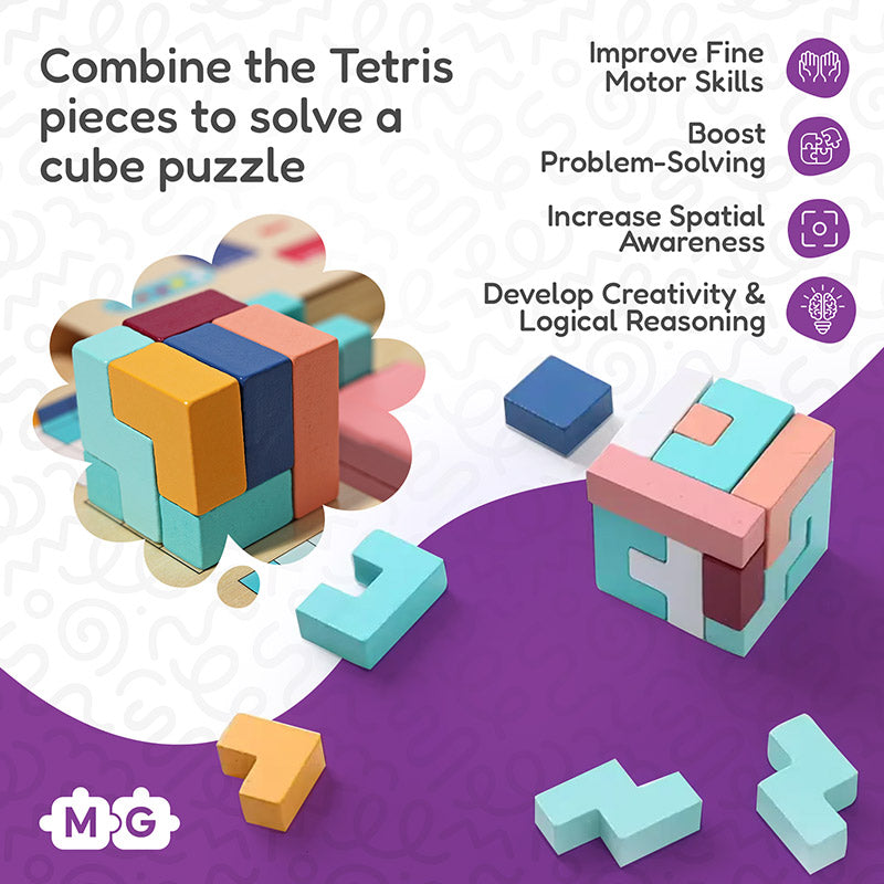 Montessori Wooden Tetris