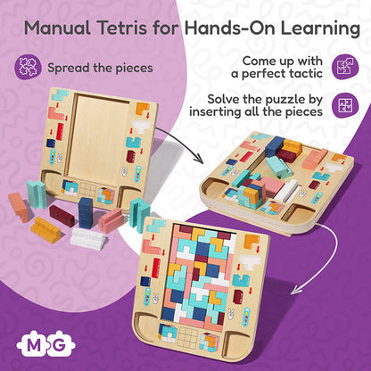 Montessori Wooden Tetris