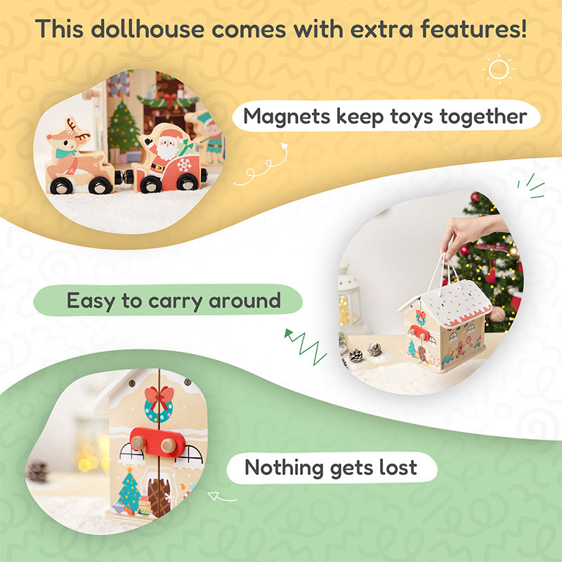 Montessori Xmas Dollhouse