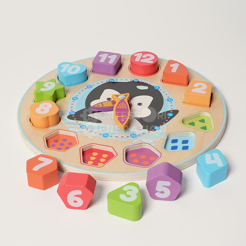 Montessori Penguin's Clock